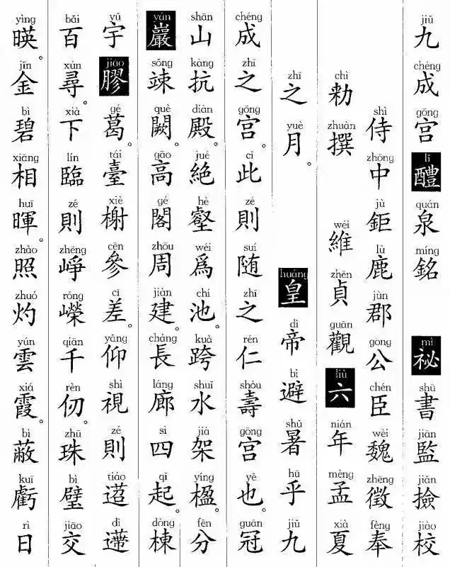 《九成宫醴泉铭》全文注音版1.webp